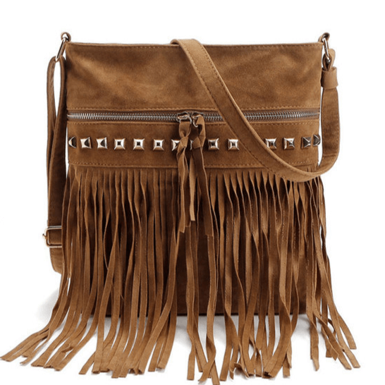 Sac à Main Country en Cuir à Franges – Image 2