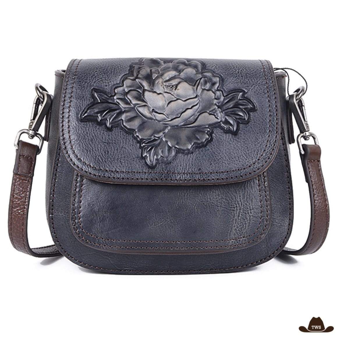 Sac Cuir Fleur – Image 4