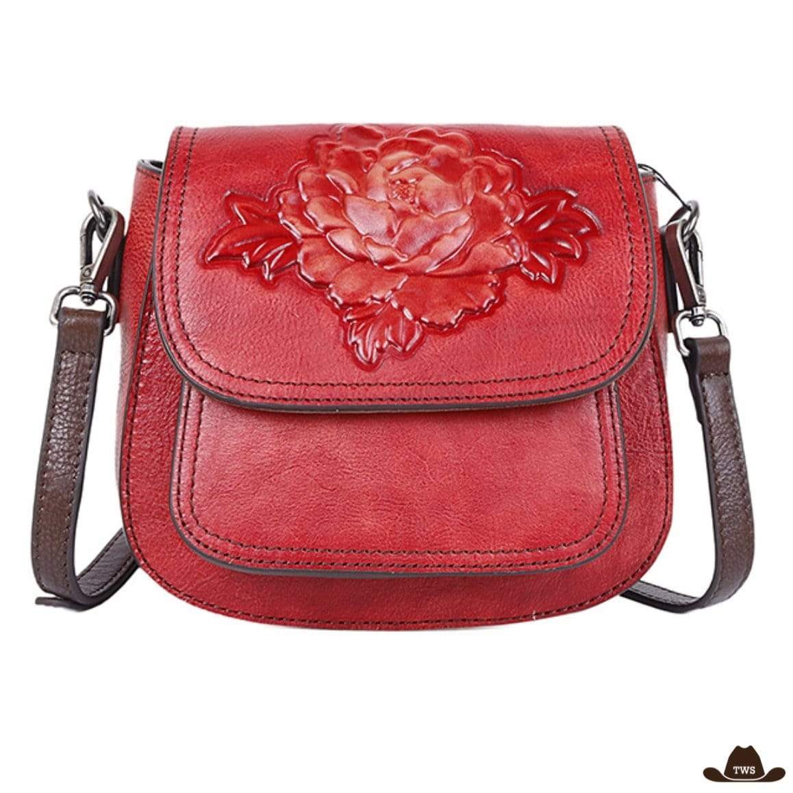 Sac Cuir Fleur – Image 3