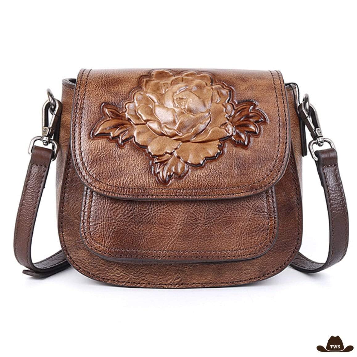 Sac Cuir Fleur – Image 2