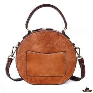 Sac Cuir Fleuri