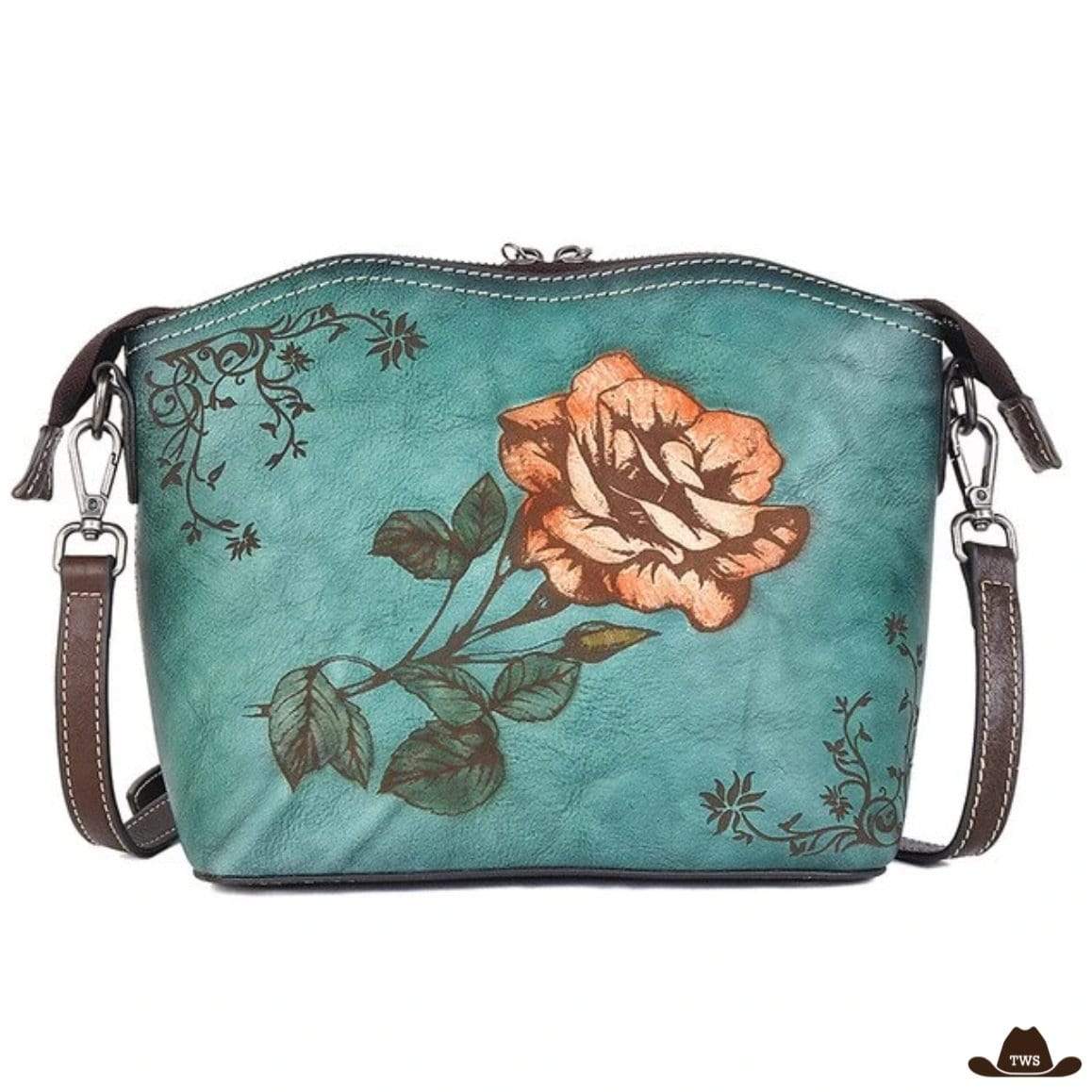 Sac Fleur en Cuir – Image 2