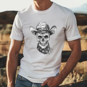 T-Shirt Cowboy Skull