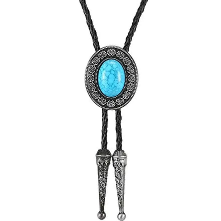 Cravate Texane Bleue – Image 3