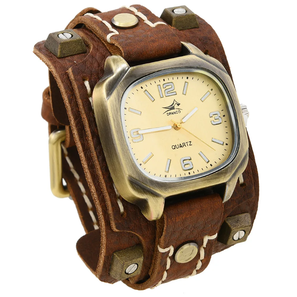 Montre à quartz pour homme style rétro punk – Image 5
