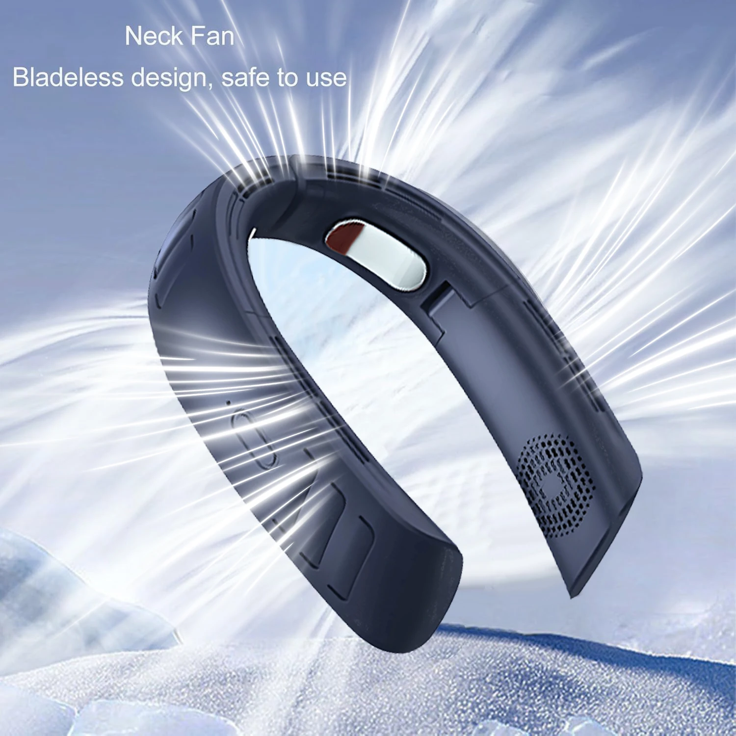 Ventilateur de cou portable sans pales (6000 mAh) – Image 4