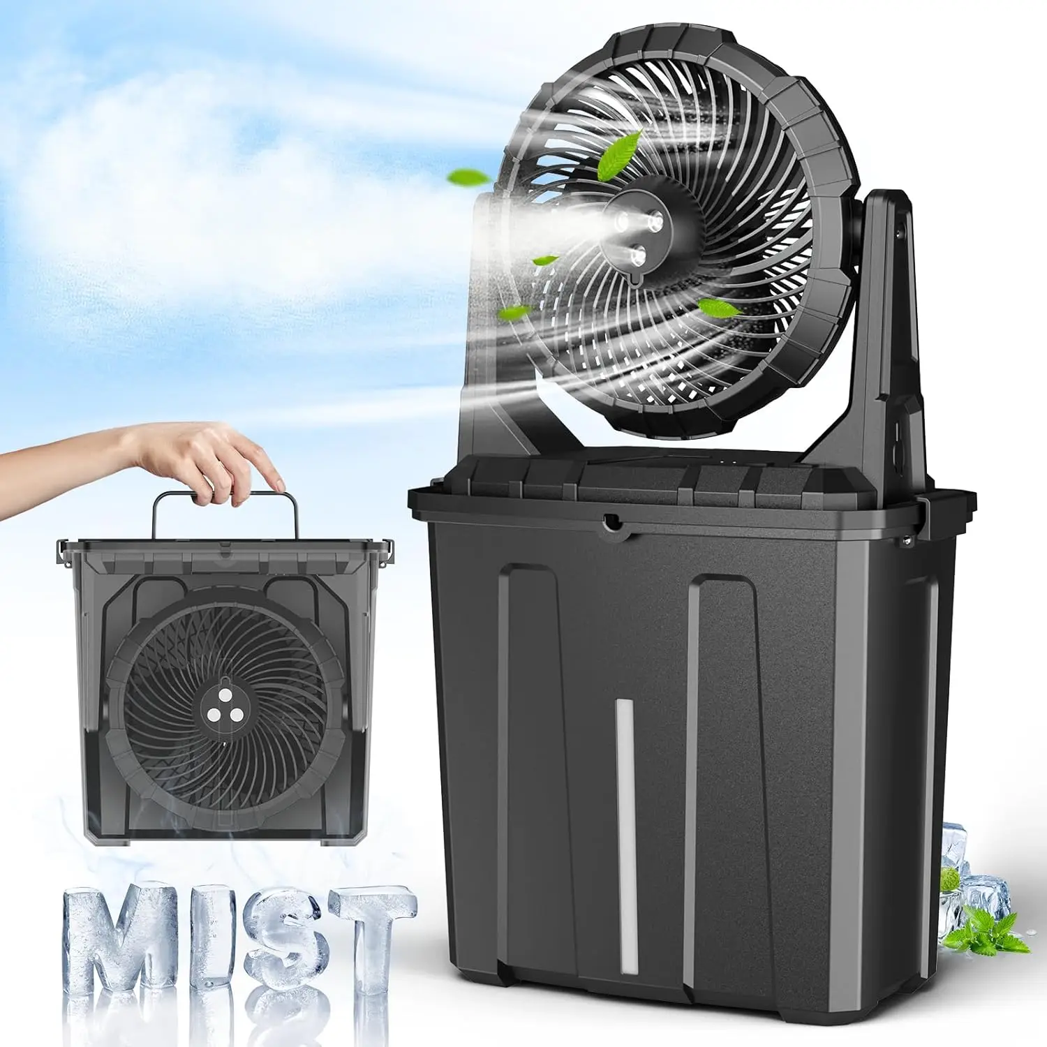 Ventilateur brumisateur portable d'extérieur – Image 4