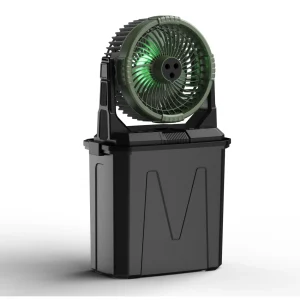 Ventilateur multifonction avec brumisateur et batterie rechargeable