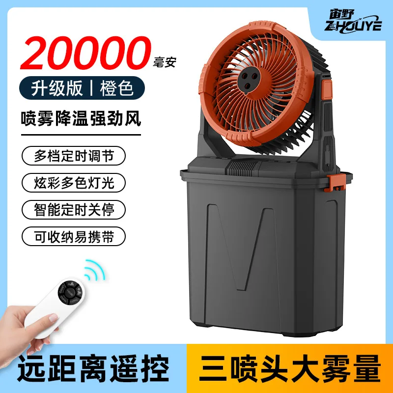 Ventilateur brumisateur portable avec réservoir d'eau – Image 3