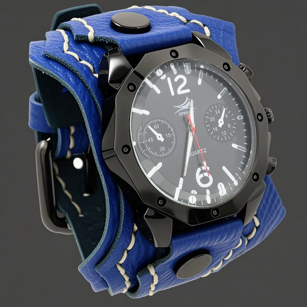 Montre à quartz pour homme style punk – Image 7