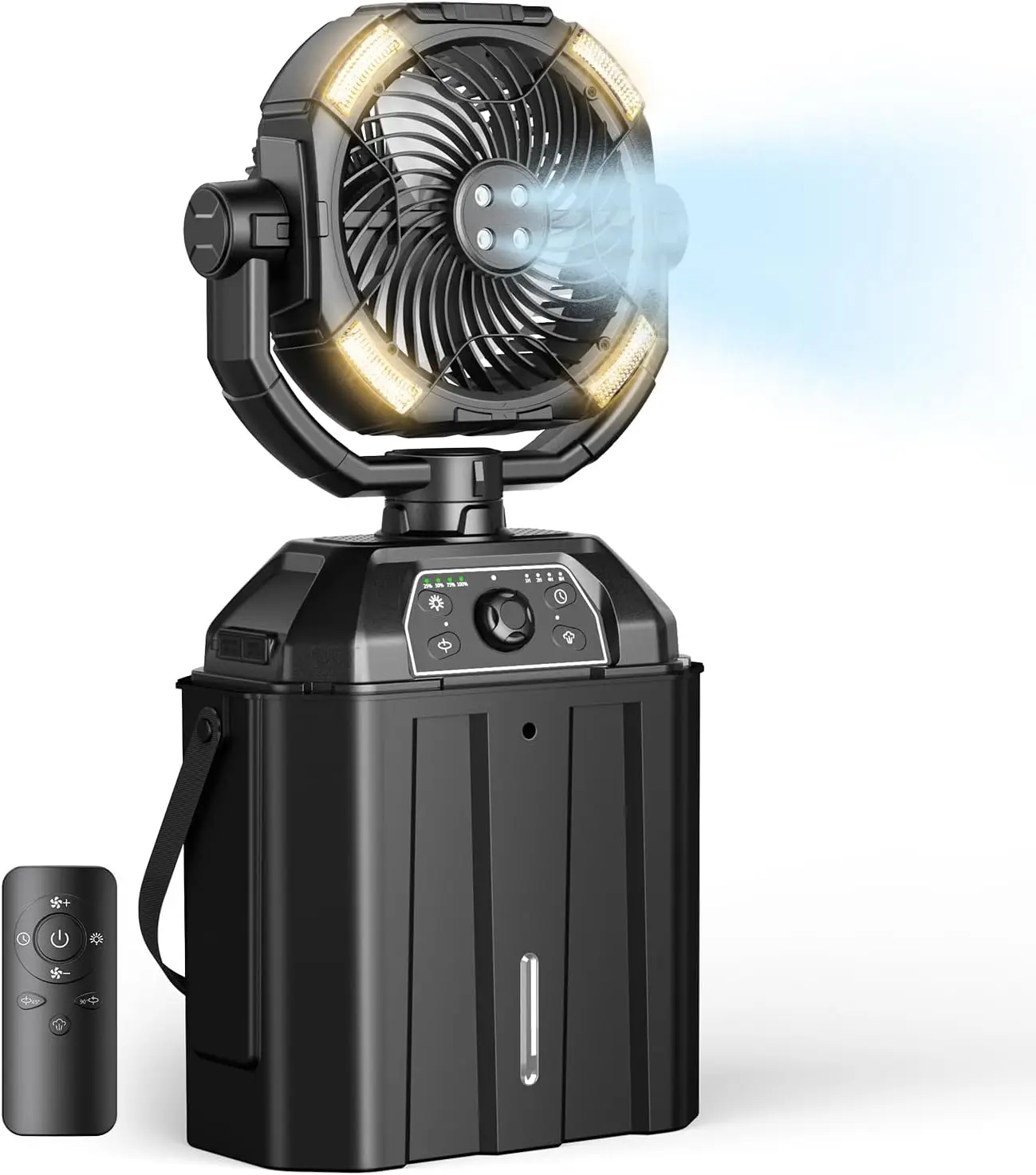 Ventilateur brumisateur portable rechargeable