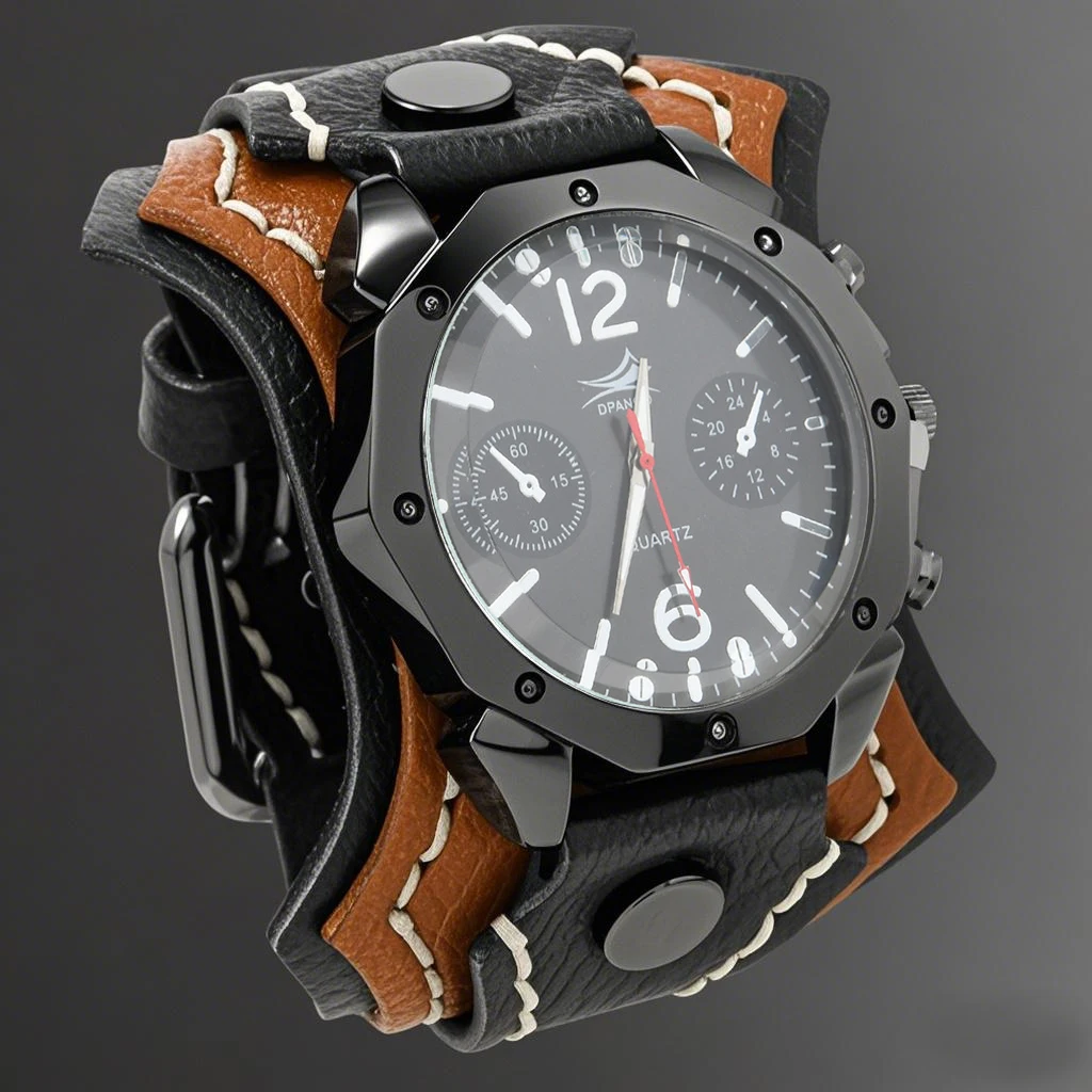 Montre à quartz pour homme style punk – Image 10