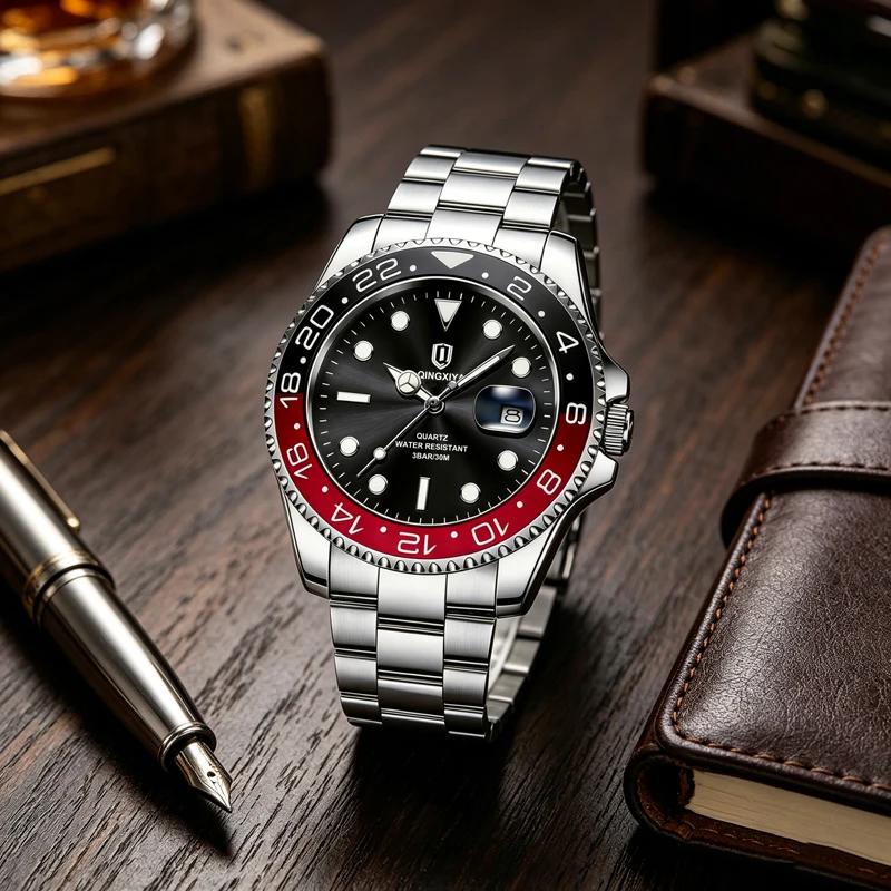 QINGXIYA Montre à quartz pour homme – Image 4