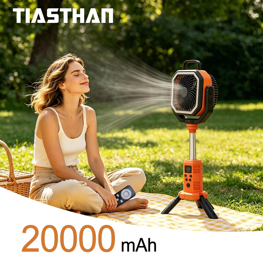 Ventilateur de camping d'extérieur avec réservoir d'eau – Image 7