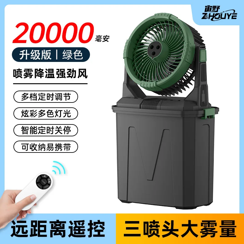 Ventilateur brumisateur portable avec réservoir d'eau – Image 4