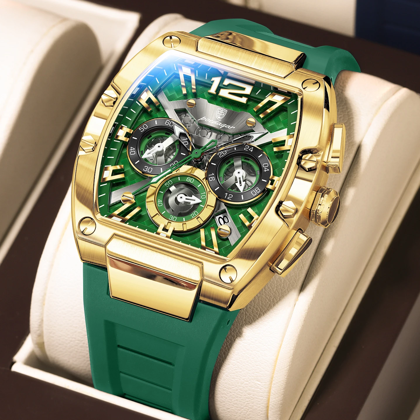 Montre à quartz de luxe pour homme POEDAGAR – Image 6