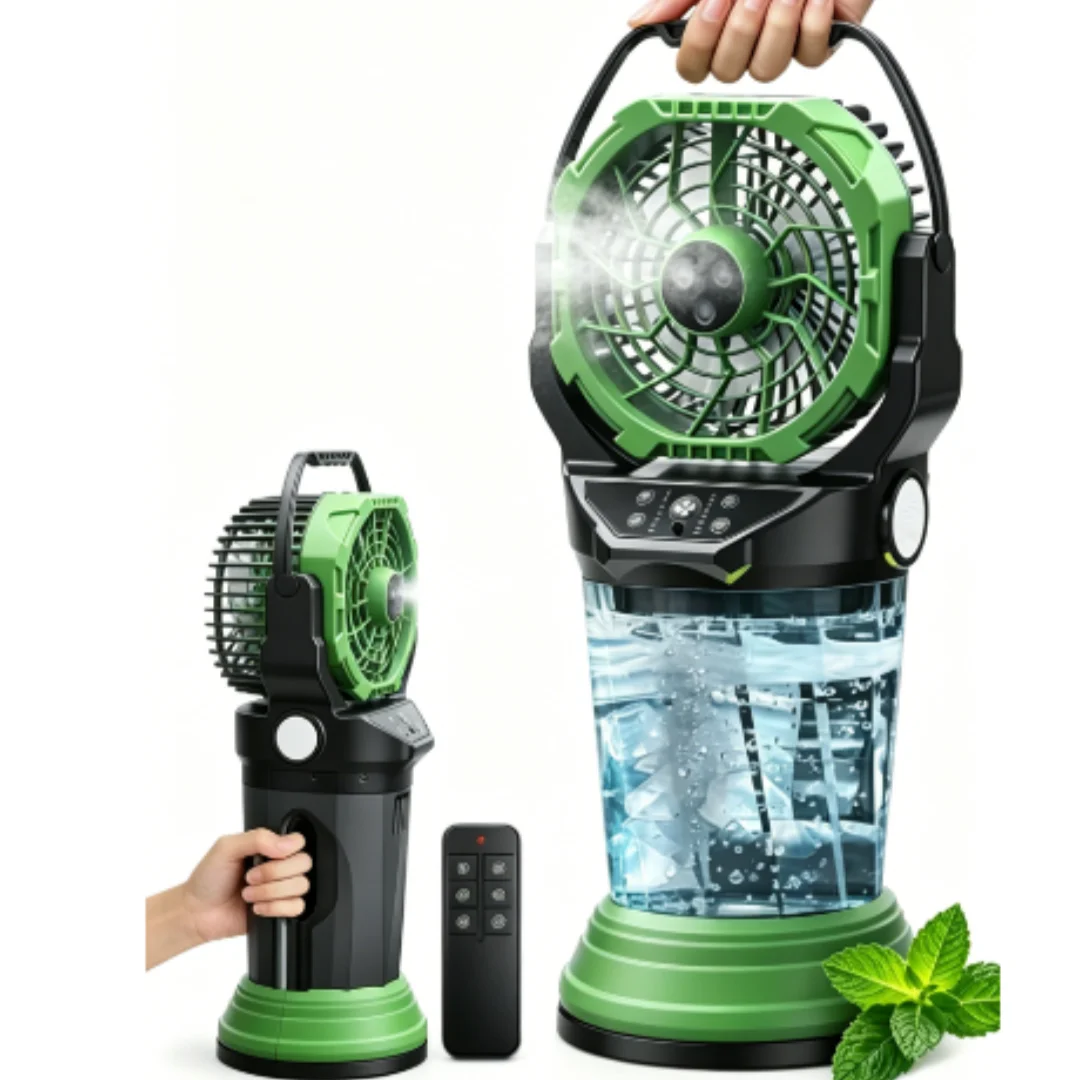 Ventilateur brumisateur portable avec réservoir d'eau – Image 5