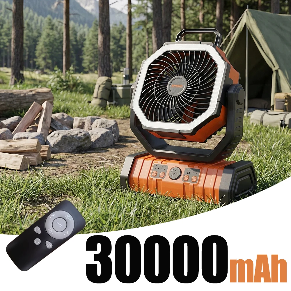 Ventilateur de camping d'extérieur avec réservoir d'eau – Image 4