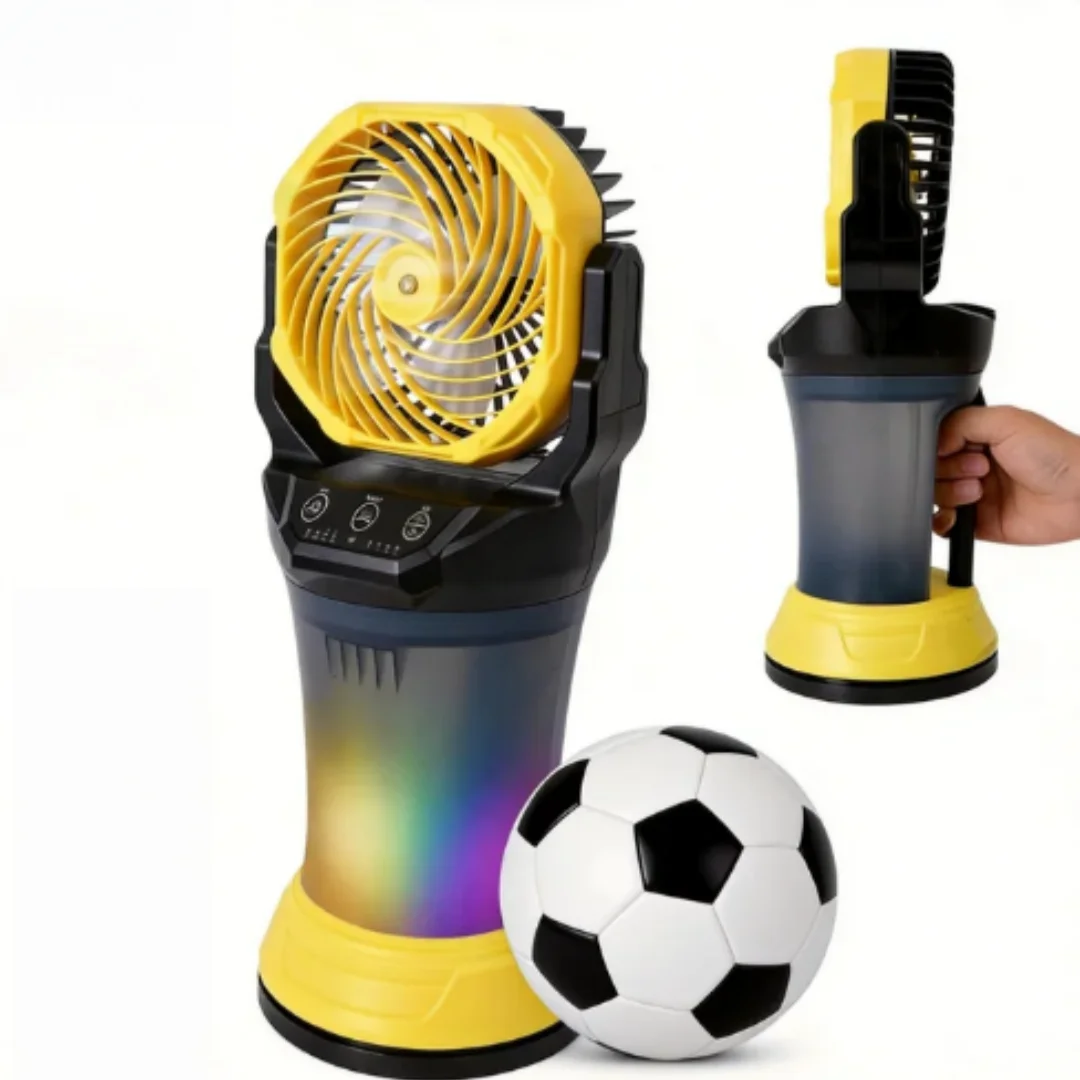 Ventilateur brumisateur portable sur batterie avec 4 vitesses – Image 4