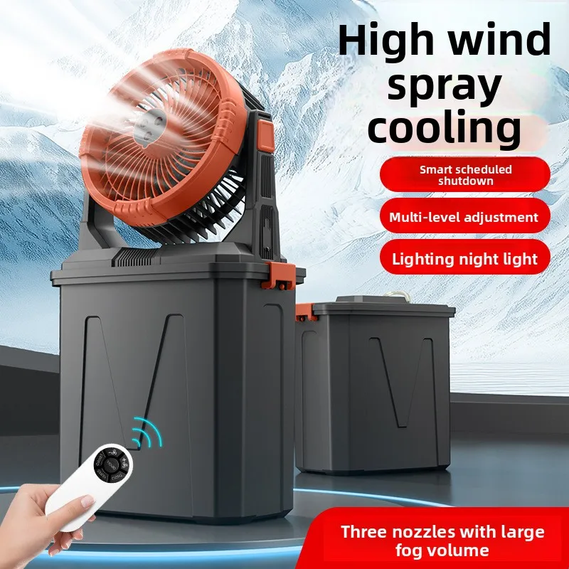 Ventilateur brumisateur portable avec réservoir d'eau – Image 2