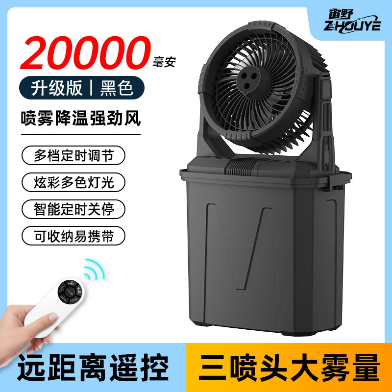Ventilateur brumisateur portable avec réservoir d'eau – Image 5