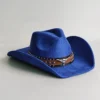 Chapeau de cowboy style rodéo, en daim vintage