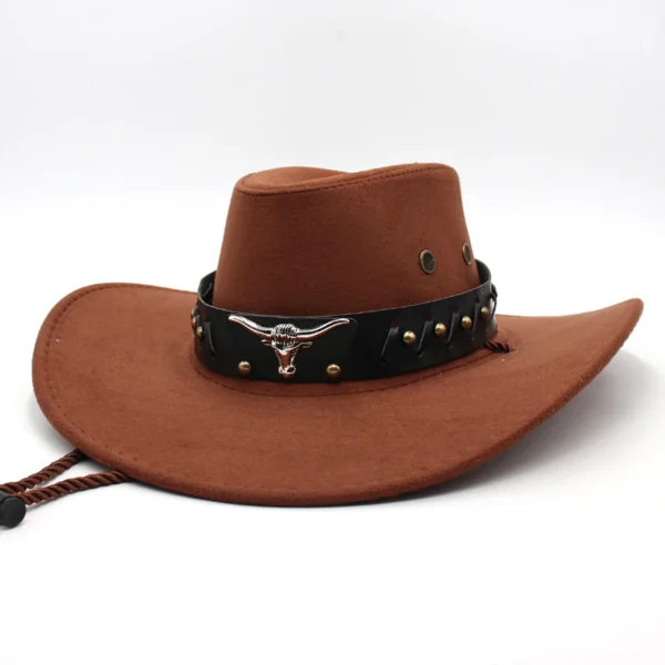 Chapeau de cowboy style western, unisexe