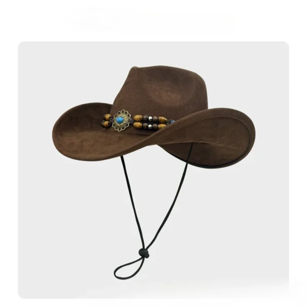 Chapeau de cowboy style western rétro