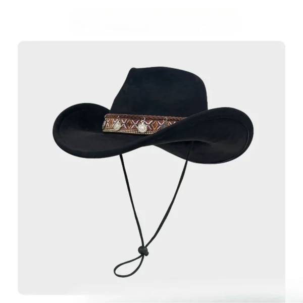 Chapeau de cowboy style western rétro