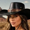 Chapeaux de cowboy style western vintage,
