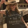 Chapeau de cowboy style rodéo, en daim vintage