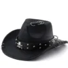 Nouveau chapeau de cowboy style western vintage