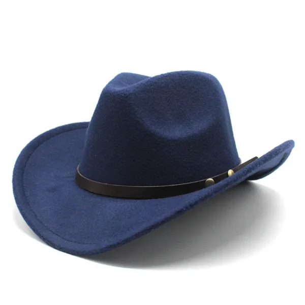 Chapeau unisexe style western vintage (cowboy/cowgirl)