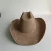 Chapeau de style western en suédine végane
