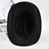 Chapeaux de cowboy de style vintage à bord relevé