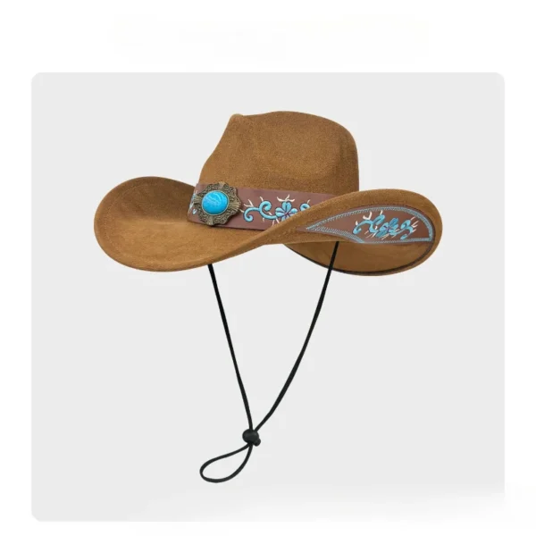 Chapeau de cowboy style western rétro