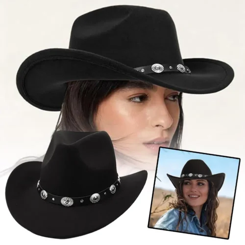 Chapeau de cowboy style western vintage