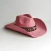 Chapeau de cowboy style rodéo, en daim vintage