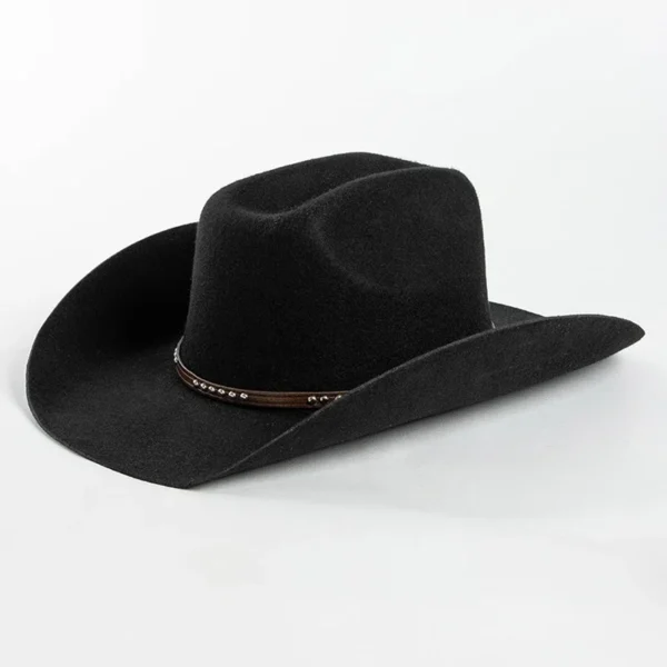 Chapeaux de cowboy de style western en 100 % laine