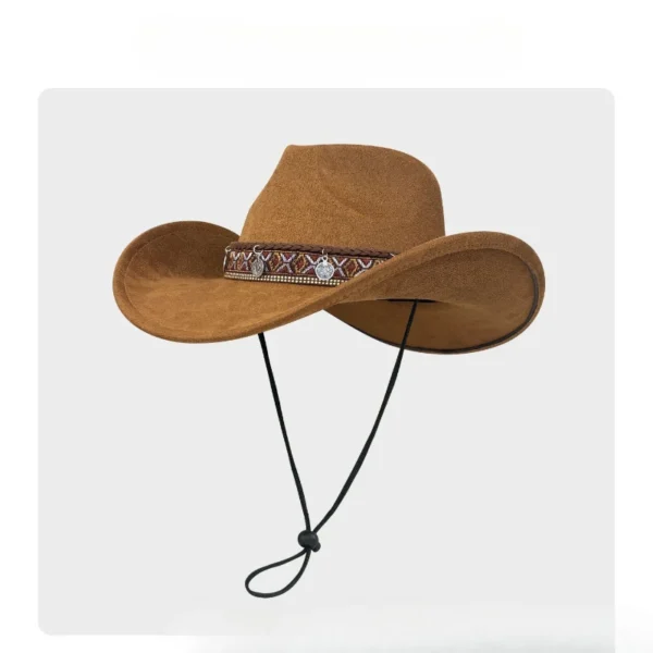 Chapeau de cowboy style western rétro