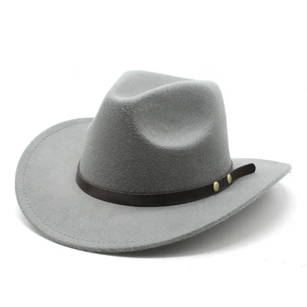 Chapeau unisexe style western vintage (cowboy/cowgirl)