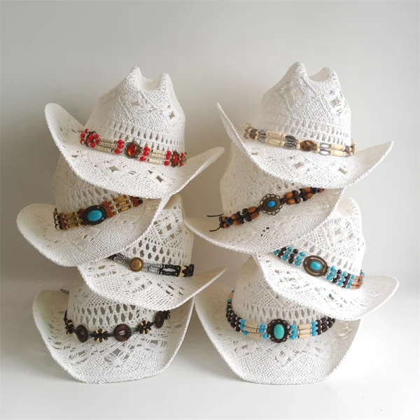 Chapeau de cowboy style bohème pour femme