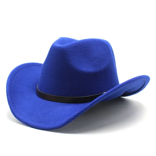 Chapeau unisexe style western vintage (cowboy/cowgirl)