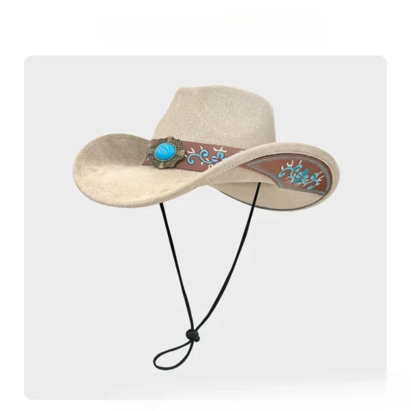 Chapeau de cowboy style western rétro