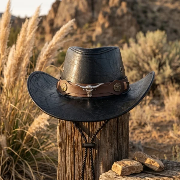 Chapeau de cowboy style western, unisexe