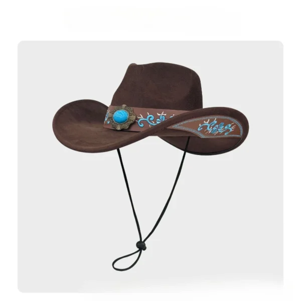 Chapeau de cowboy style western rétro