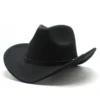 Chapeau unisexe style western vintage (cowboy/cowgirl)