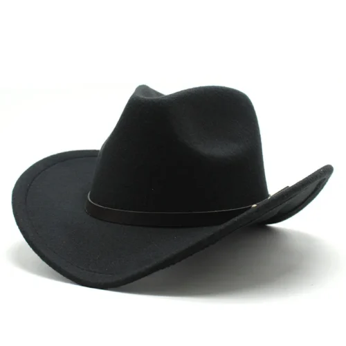 Chapeau unisexe style western vintage (cowboy/cowgirl)