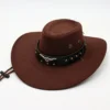 Chapeau de cowboy style western, unisexe