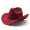 Chapeau unisexe style western vintage (cowboy/cowgirl)